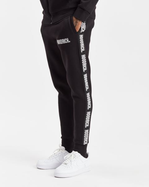 Black/White Hoodrich OG Infield Joggers