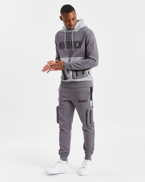 Hoodrich Iron/Sleet/Black/Orange OG Stamp Cargo Joggers